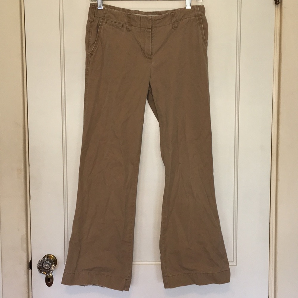2000s J Crew Classic Twill Chinos 0 short - Picture 1 of 8